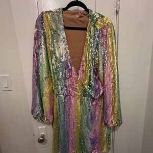 Show me your mumu wrap kimono rainbow